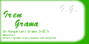 iren grama business card